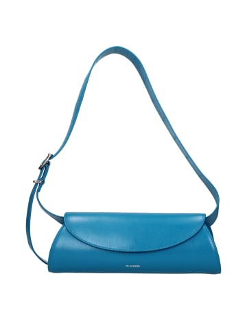 Jil Sander Blau Leder Umhängetasche