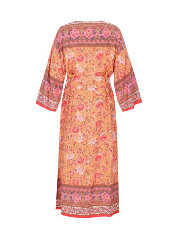 gaya Women Kimono in Orange Multicolor