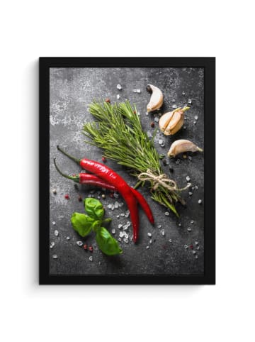MuchoWow Poster mit Leiste Gewürze  (BxH)