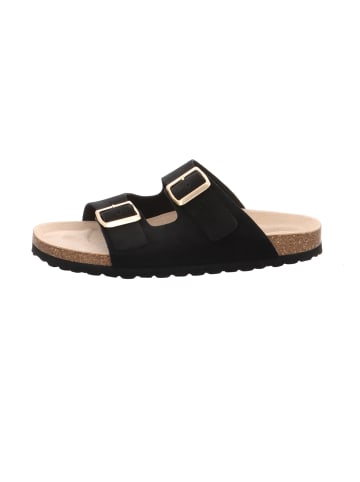 natural sense Pantolette Tieffußbett black in schwarz