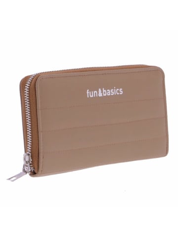 Fun&Basics Geldbörse Fortunata (B)20 x (H)10 x (T)2,5 cm in Beige