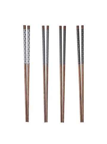 Butlers Essstäbchen MIKADO 4er-Set in Braun