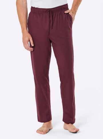 WITT WEIDEN Hose lang in bordeaux + schwarz