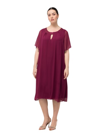 Ulla Popken Midikleid in aubergine