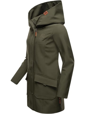 Marikoo Softshellmantel Mayleen in Olive