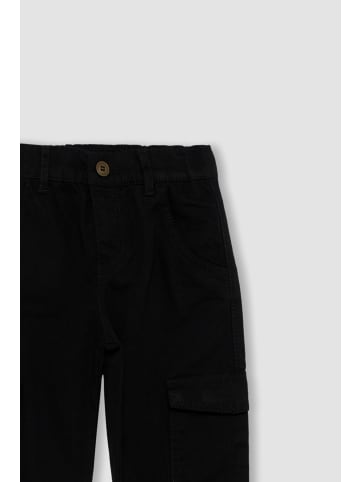 DeFacto Cargohose JOGGER FIT in Schwarz