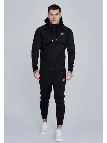SikSilk Sweatjacke Essentials Poly FullZip in Black