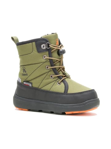 Kamik SHOES "Luge" in olive/orange