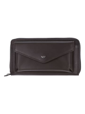 Golden Head Polo Geldbörse RFID Schutz Leder 19.5 cm dunkelbraun
