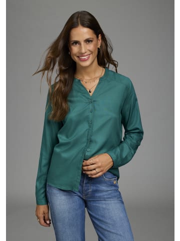 Laura Scott Longbluse in petrol