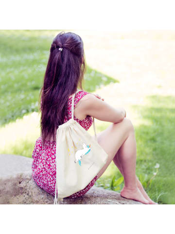 Mr. & Mrs. Panda gym rucksack Einhorn Sternenhimmel ohne Spruch in Creme