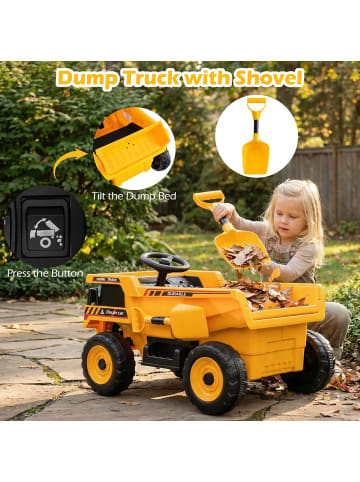 COSTWAY 24V Kinder Elektroauto ab 3 Jahren in Gelb