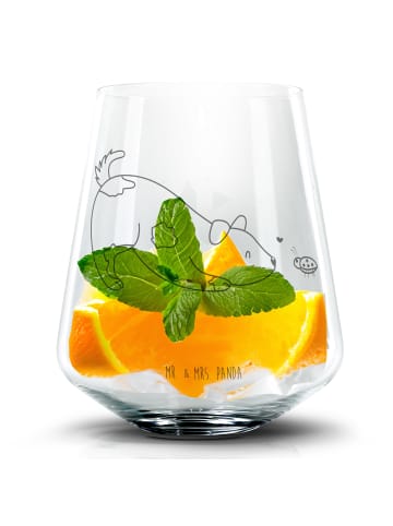 Mr. & Mrs. Panda Trinkglas Hund Marienkäfer ohne Spruch in Transparent
