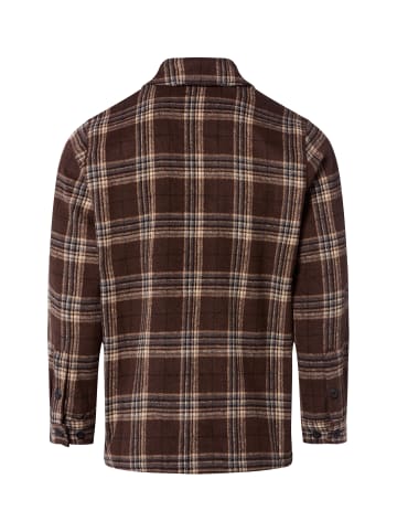 Santa Cruz Freizeithemd Lodge Shirt in schoko mehrfarbig