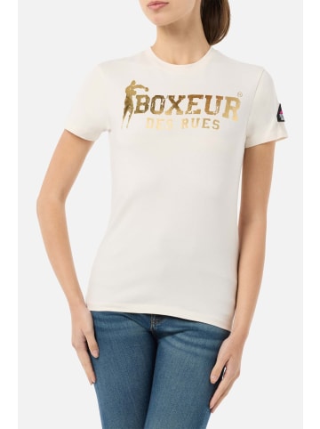 Boxeur des Rues T-Shirt Iconic Logo in Butter