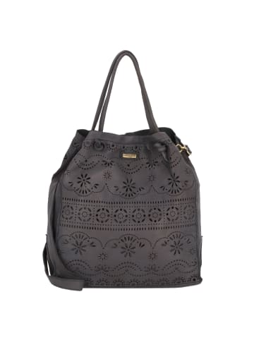 Caterina Lucchi Handtasche Leder 36 cm in nero