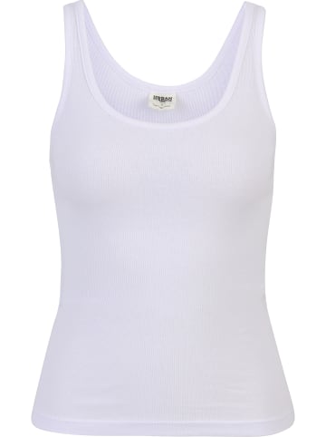 Urban Classics Urban Classics Ladies Organic Basic Rib Top 2-Pack in black+white