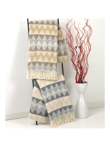 Erwin Müller Jacquard, Baumwollmischung Plaid in grau