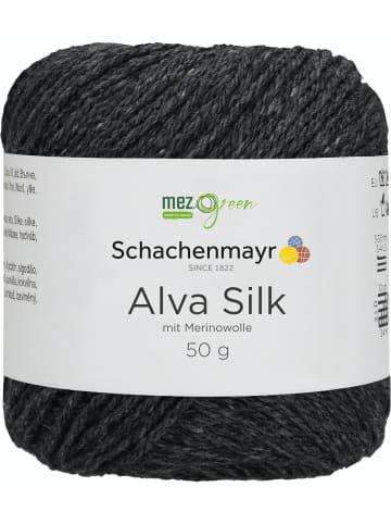 Schachenmayr since 1822 Handstrickgarne Alva Silk, 50g in Schwarz