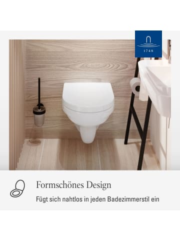 Villeroy & Boch WC-Sitz O.novo 423 x 368 x 51 mm weiß in weiß