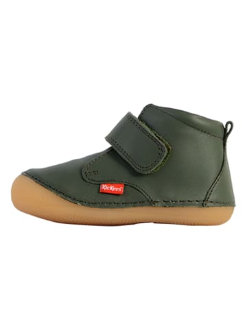 Kickers Scratch-Sneaker aus Leder für Kinder – Sabio Grün
