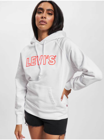 Levi´s Levi´s Kapuzenpullover in neon logo white