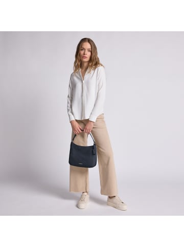 Lazarotti Bologna Leather1 Schultertasche Leder 27 cm in navy