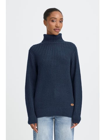 Oxmo Rollkragenpullover OXEdna in Blau