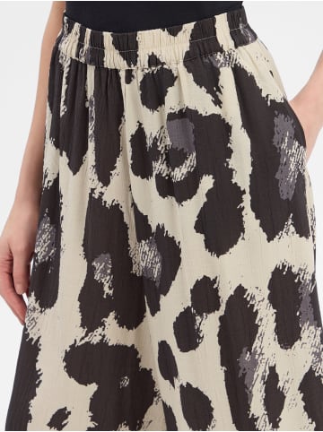 MOSS COPENHAGEN Hose Karalie Jusia in anthrazit beige - 0001