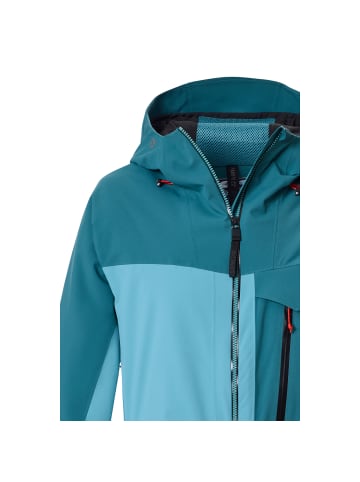 Killtec Funktionsjacke mit Kapuze und Schneefang in Grün2041