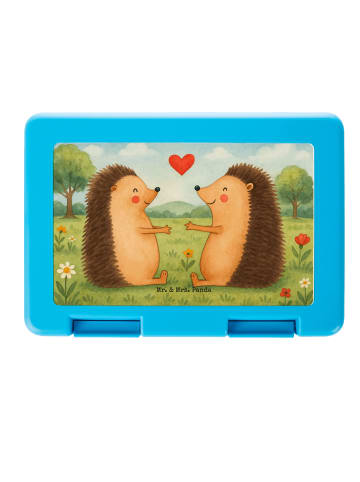Mr. & Mrs. Panda Brotdose Igel Liebe Design ohne Spruch in Weiß