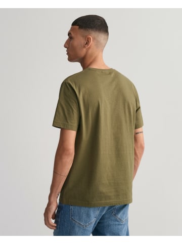 Gant Shield T-Shirt in Grün