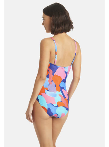 Sea Level Paintball Twist Bandeau in ROYAL