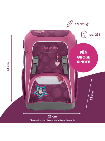 Step by Step Schulranzen-Set GIANT „Glamour Star Astra“, 10-tlg in Glamour Star Astra