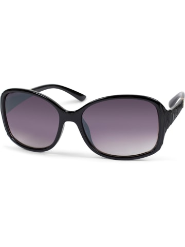 styleBREAKER Sonnenbrille in Schwarz / Grau Verlauf