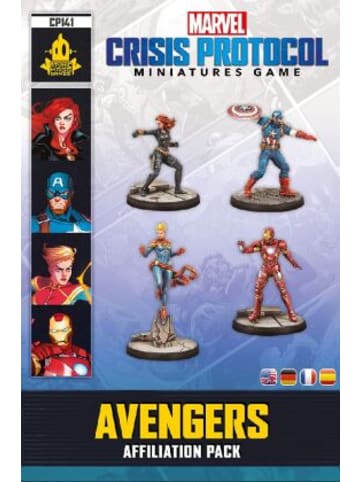 Asmodee Spiel - Marvel: Crisis Protocol  Avengers Affiliation Pack
