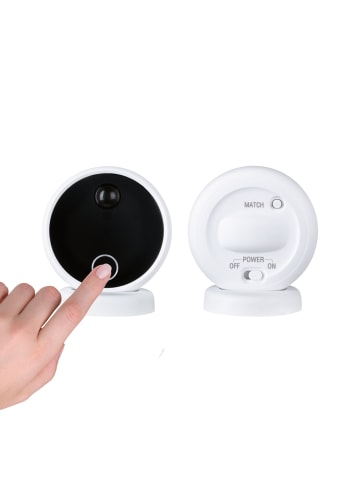 paulmann MaxLED Wireless PIR & Touch Sensor Set incl. receiver 24V 144W white black