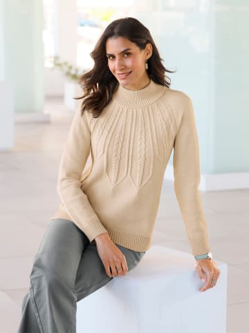 WITT WEIDEN Langarm-Pullover in elfenbein-meliert