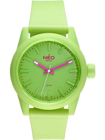 NEO Watch NEO Watch Armbanduhr aus Kunststoff in Limette