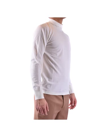 Paolo Pecora Milano Weiß Herren Strickmode