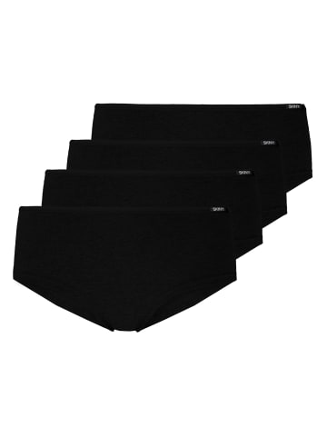 Skiny 4er Pack Every Day In Cotton Advantage Panty in Schwarz