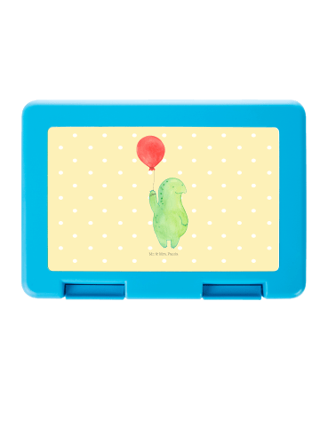 Mr. & Mrs. Panda Brotbüchse Schildkröte Luftballon ohne Spruch in Gelb Pastell