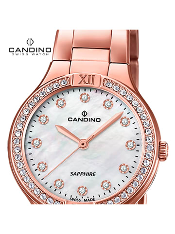 Candino Analog-Armbanduhr Candino Casual roségold klein (ca. 30mm)