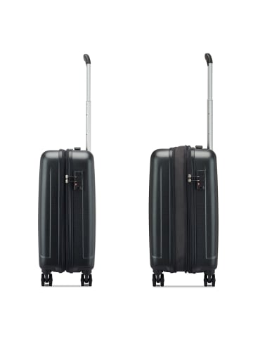 Roncato Kinetic 2.0 4 Rollen Kabinentrolley 55 cm mit Dehnfalte nero