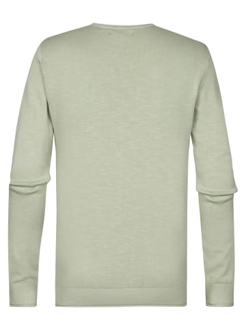 Petrol Industries Bequemer Pullover Driftline in Grün