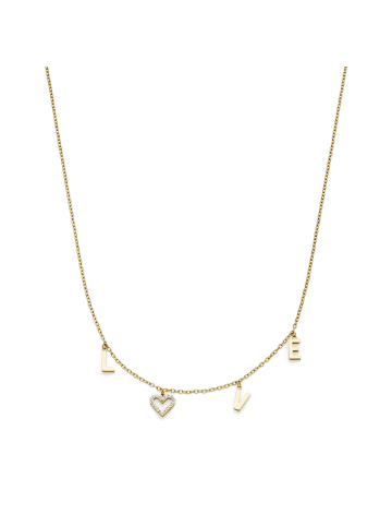 s.Oliver Halskette Love in gold