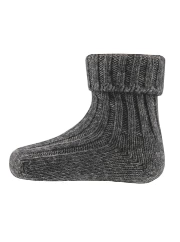 ewers 2er-Set Socken 2er Pack GOTS Wolle in grau