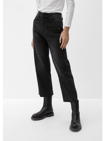 s.Oliver Jeans-Hose 7/8 in Schwarz-grau