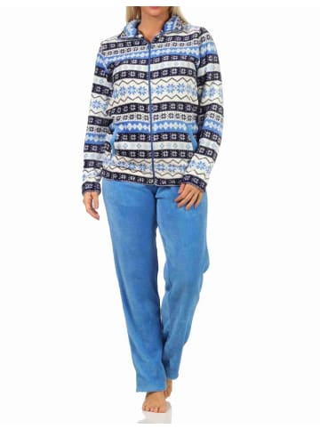 NORMANN Hausanzug Coralfleece wterlichen - 58681 in blau