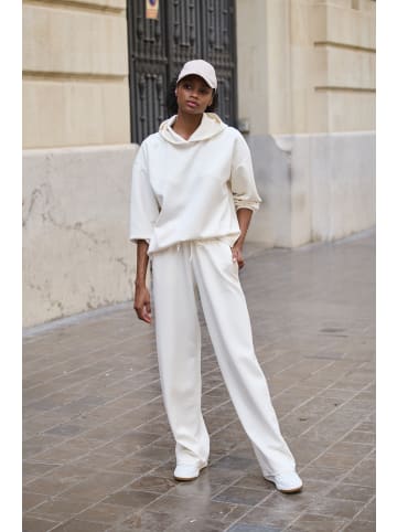 Copenhagen Studios Kapuzenpullover in wollweiß